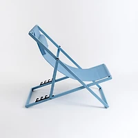 Powder Blue Slingback Outdoor Chair