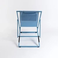Powder Blue Slingback Outdoor Chair