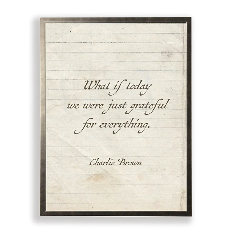 Grateful For Everything Wall Plaque