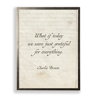 Grateful For Everything Wall Plaque