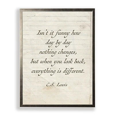 Everything is Different Wall Plaque