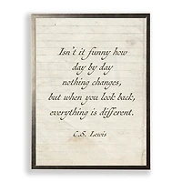 Everything is Different Wall Plaque