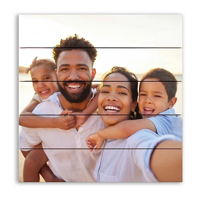 Personalized Photo Horizontal Wood Pallet Wall Art