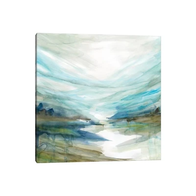 Soft River Reflection Canvas Art Print