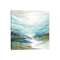 Soft River Reflection Canvas Art Print