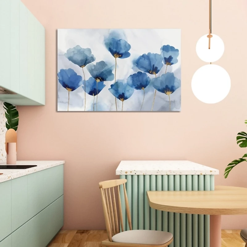 Azure Gathering Canvas Art Print