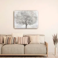 White Tree Blossoms Canvas Art Print, 40x30 in.