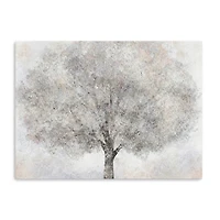 White Tree Blossoms Canvas Art Print, 48x36 in.