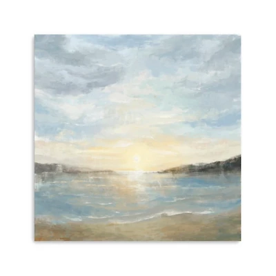 Coastal Sunset Canvas Art Print, 40x40 in.