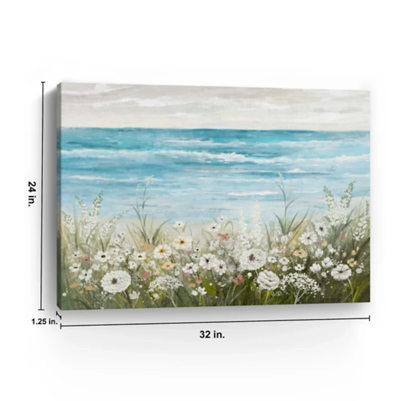 Floral Coast Canvas Art Print, 32x24 in.