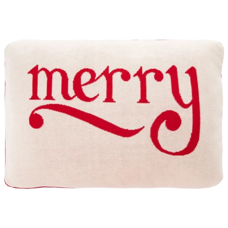 Red Be Merry Pillow