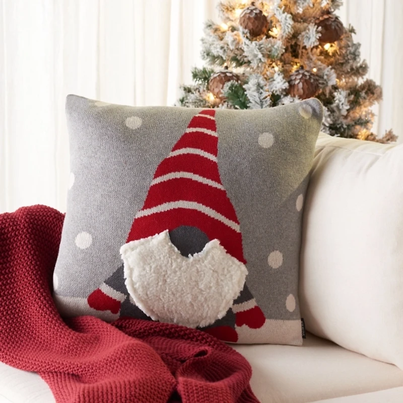 Peppermint Gnome Pillow