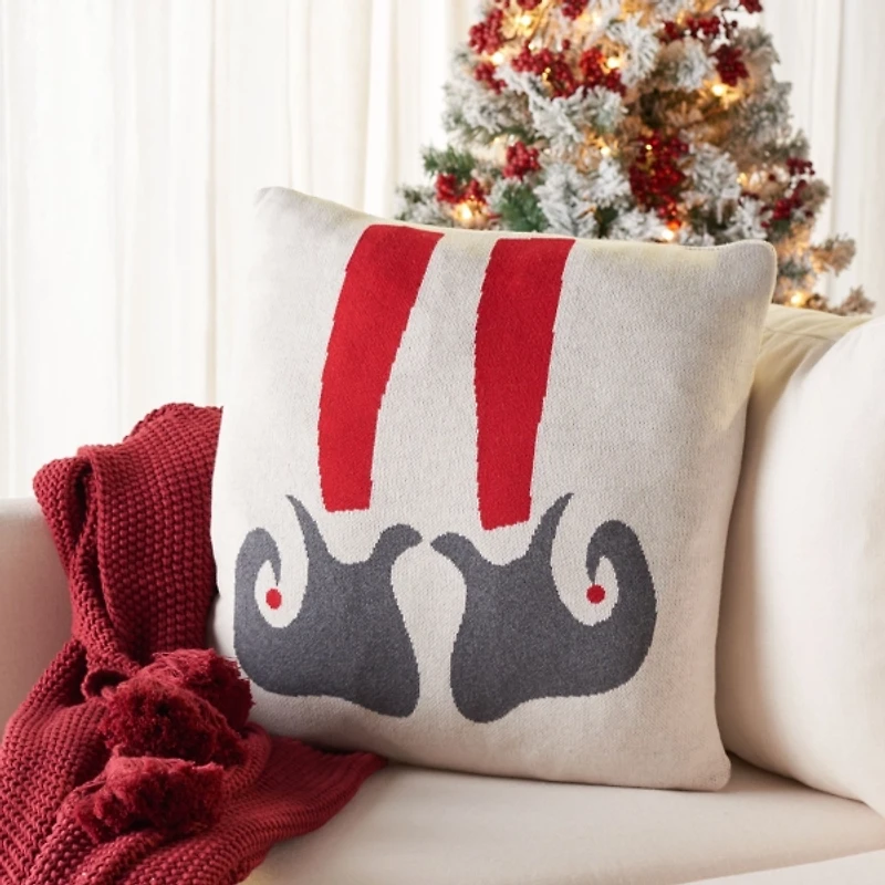 Santa's Helpers Feet Pillow
