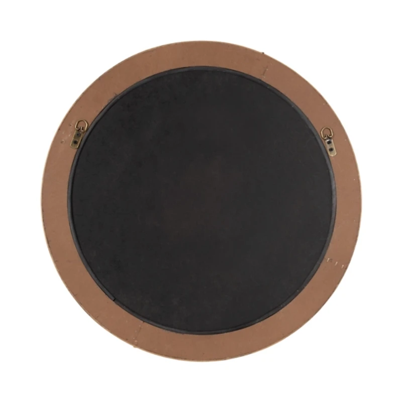 Round Natural Woven Water Hyacinth Wall Mirror