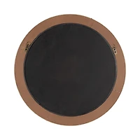 Round Natural Woven Water Hyacinth Wall Mirror