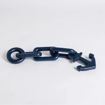 Navy Anchor Chain Sculpture