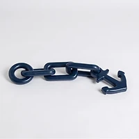 Navy Anchor Chain Sculpture