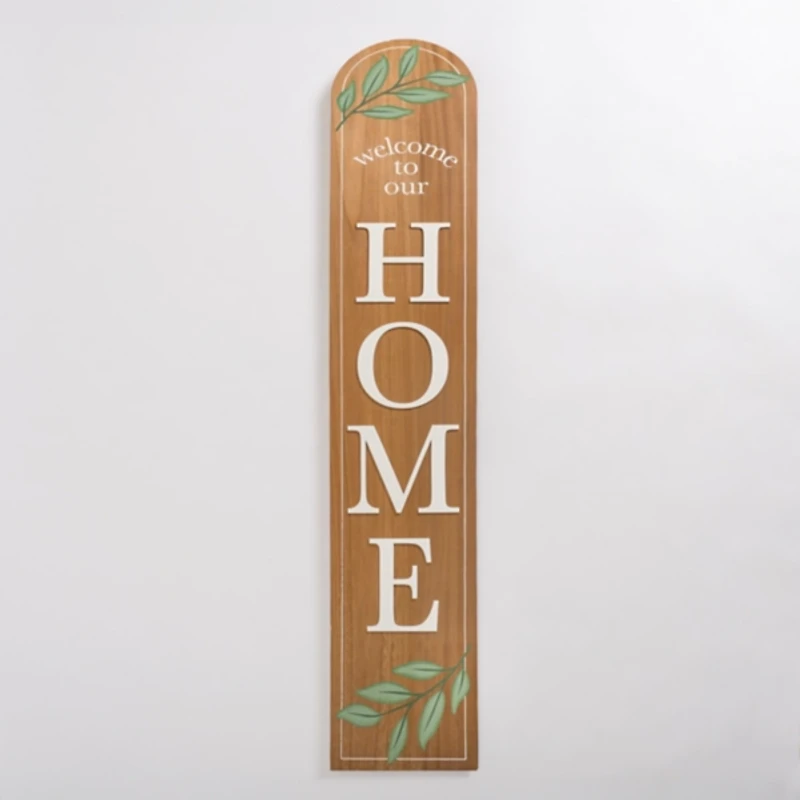 Welcome to Our Home Arch Porch Board