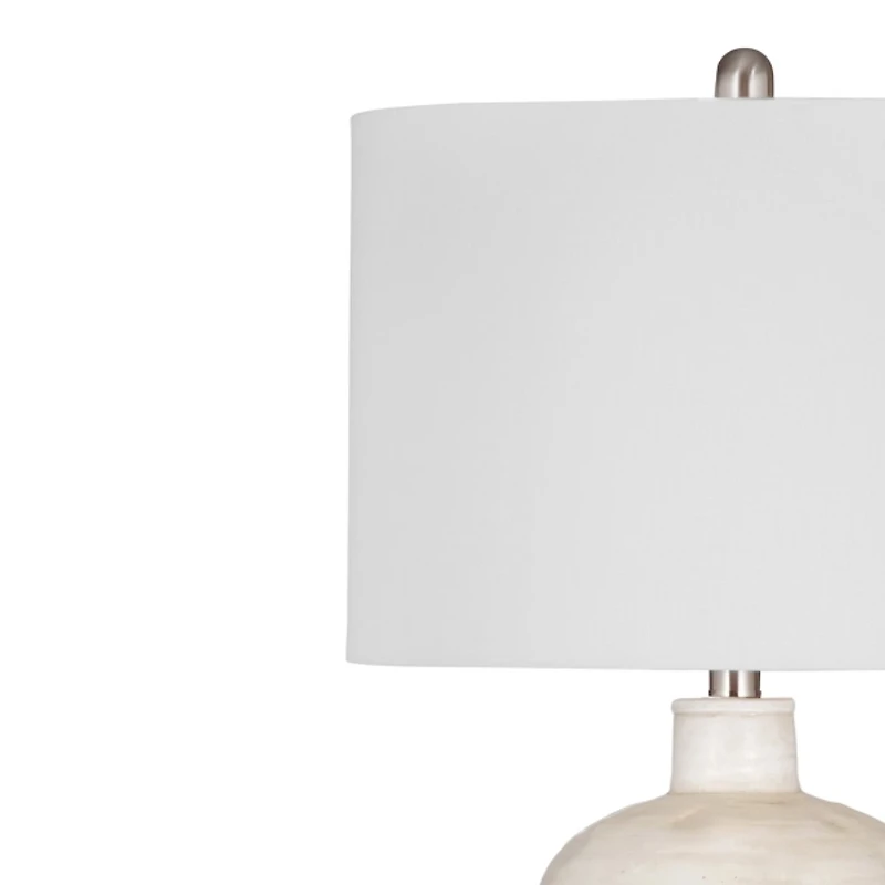 White & Blue Lucy Coastal Table Lamp