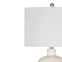White & Blue Lucy Coastal Table Lamp