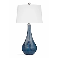Blue Glass Nanda Table Lamp