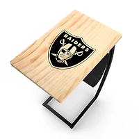 Las Vegas Raiders Wood C-Table