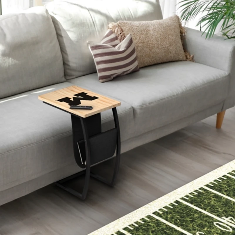 University of Michigan Wood C-Table