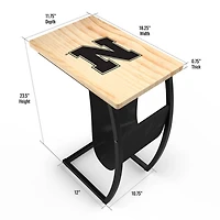 University of Nebraska Wood C-Table