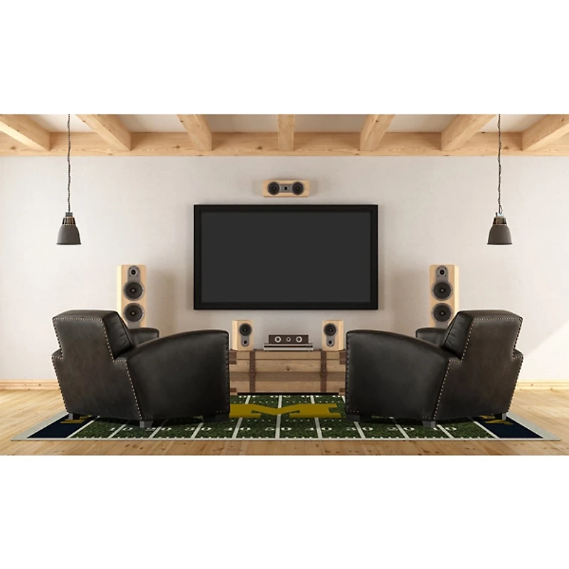 University of Michigan Homefield Area Rug