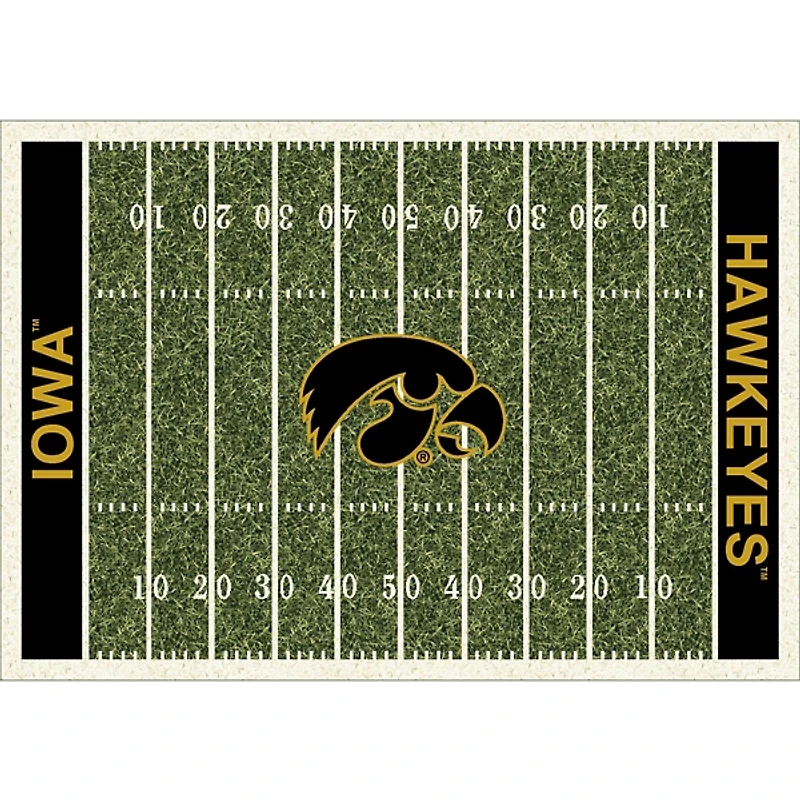 University of Iowa Homefield Area Rug, 6x8