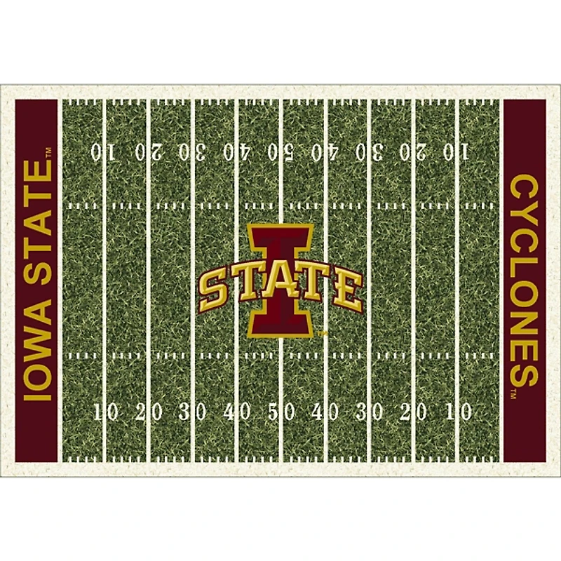 Iowa State University Homefield Area Rug, 6x8