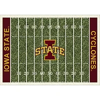 Iowa State University Homefield Area Rug, 6x8