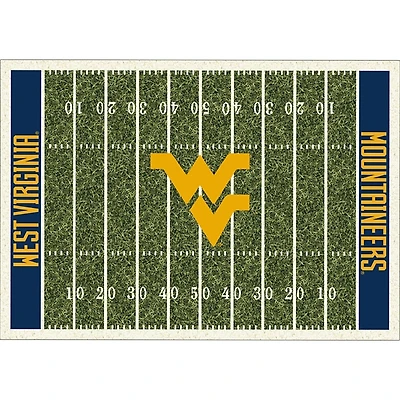 West Virginia University Homefield Area Rug, 6x8