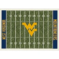 West Virginia University Homefield Area Rug, 6x8
