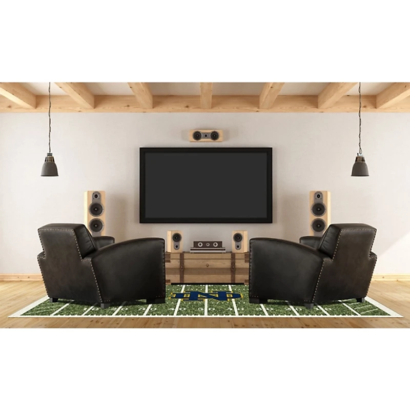 University of Notre Dame Homefield Area Rug, 6x8