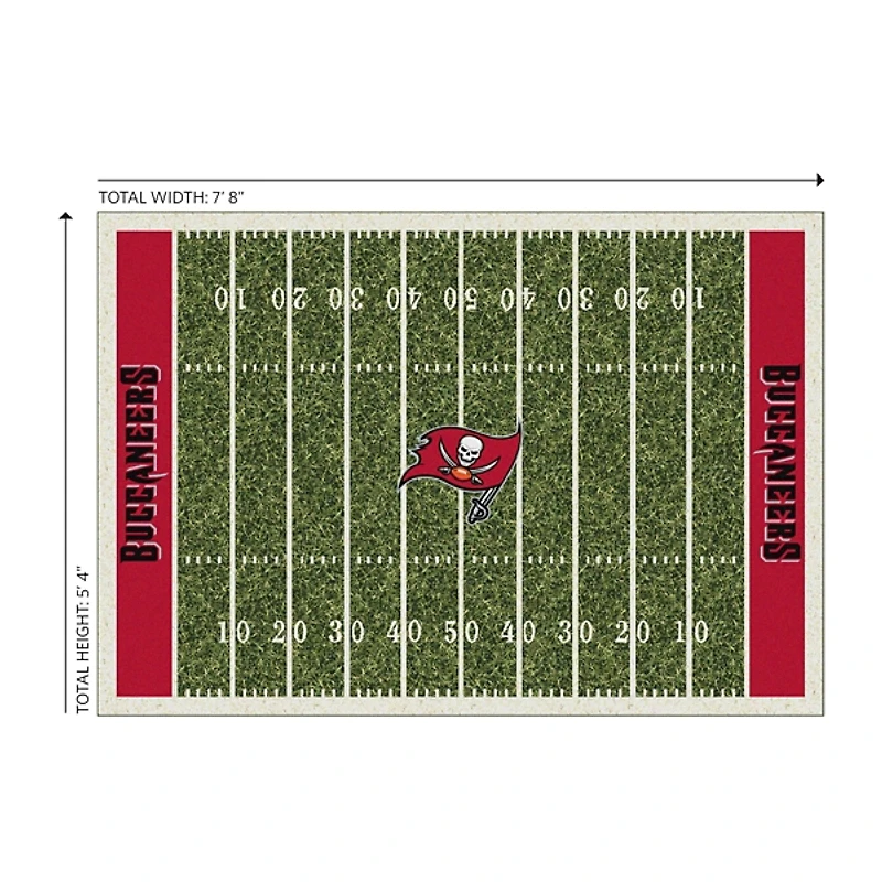 Tampa Bay Buccaneers Home Field Area Rug, 6x8