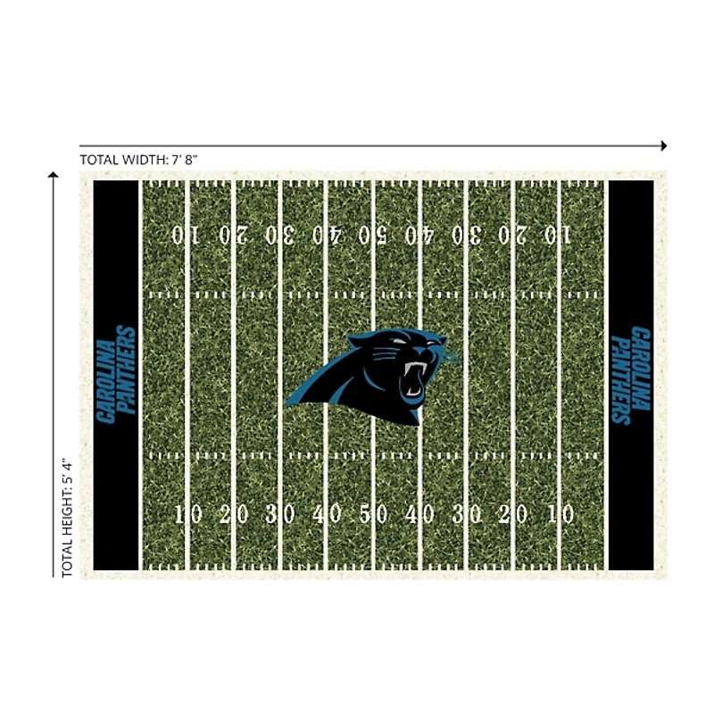 Carolina Panthers Home Field Area Rug, 6x8