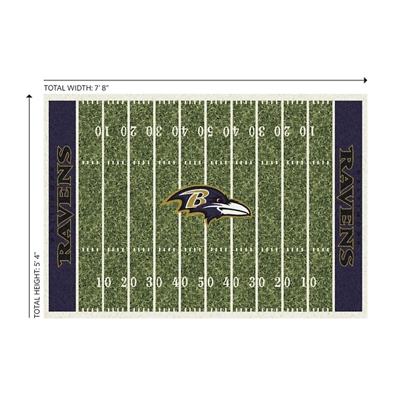 Baltimore Ravens Home Field Area Rug, 6x8