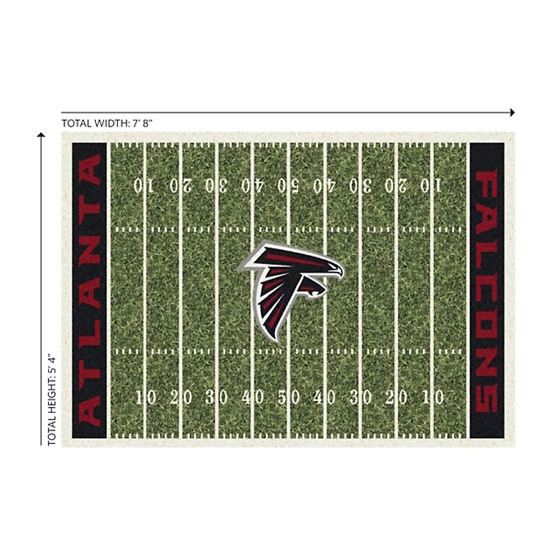 Atlanta Falcons Home Field Area Rug, 6x8