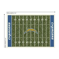 Los Angeles Chargers Home Field Area Rug, 6x8
