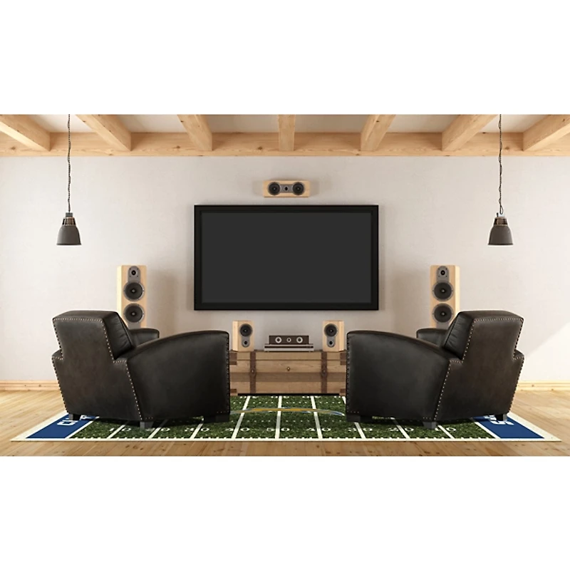 Los Angeles Chargers Home Field Area Rug, 6x8