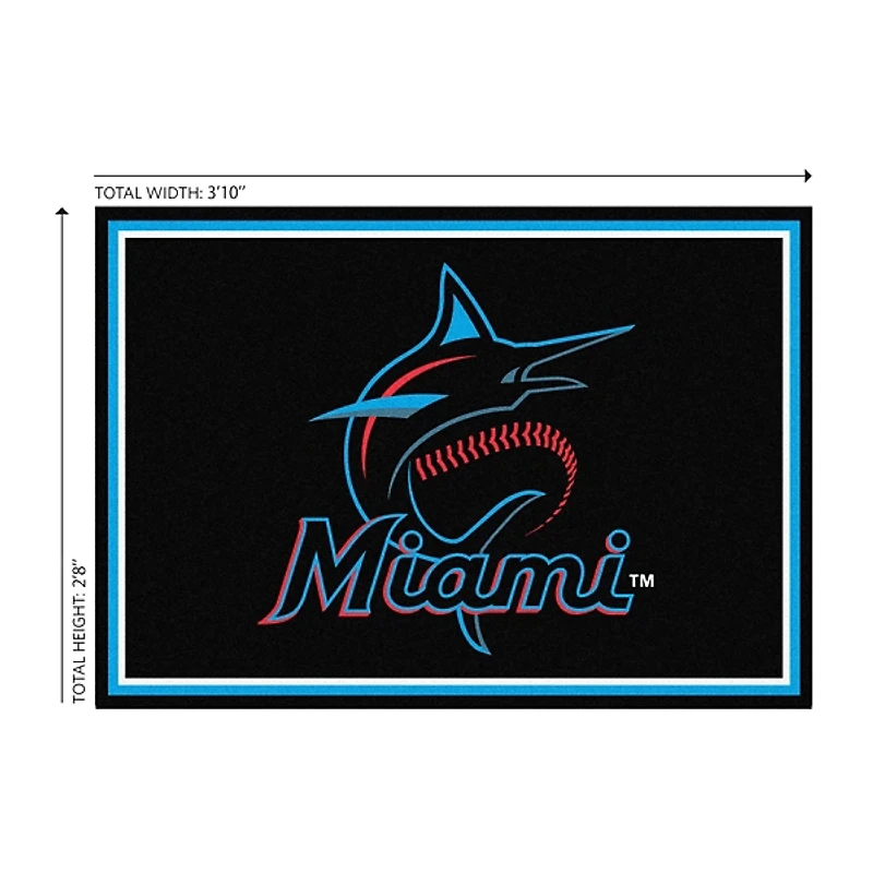 Florida Marlins Spirit Rug, 3x4