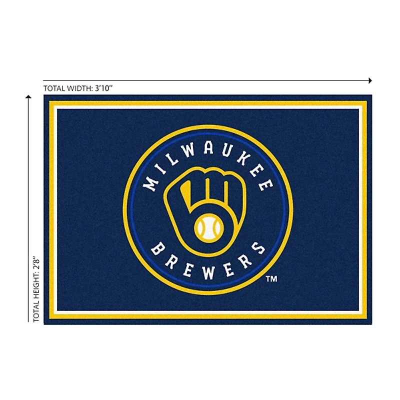Milwaukee Brewers Spirit Rug, 3x4