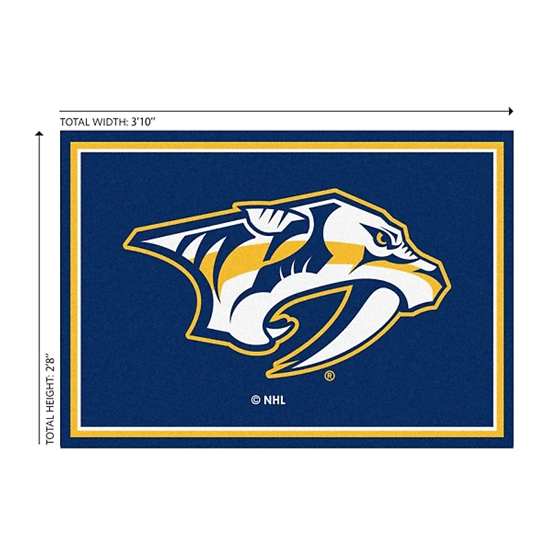 Nashville Predators Area Rug, 3x4