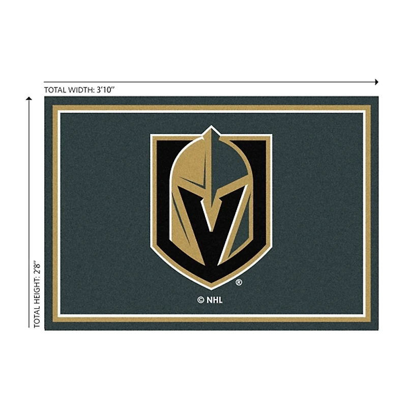 Vegas Golden Knights Area Rug, 3x4
