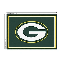 Green Bay Packers Area Rug, 3x4