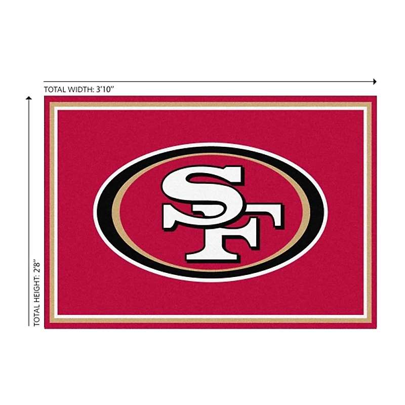 San Fransisco 49ers Area Rug, 3x4