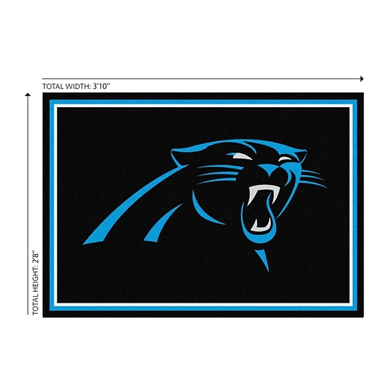Carolina Panthers Area Rug, 3x4