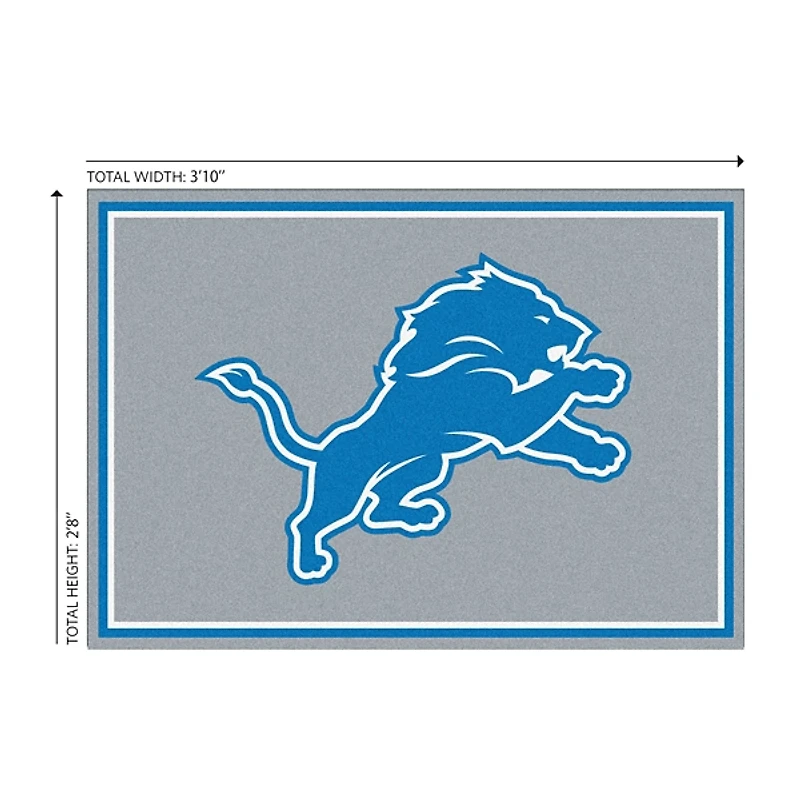 Detroit Lions Area Rug, 3x4