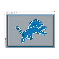 Detroit Lions Area Rug, 3x4